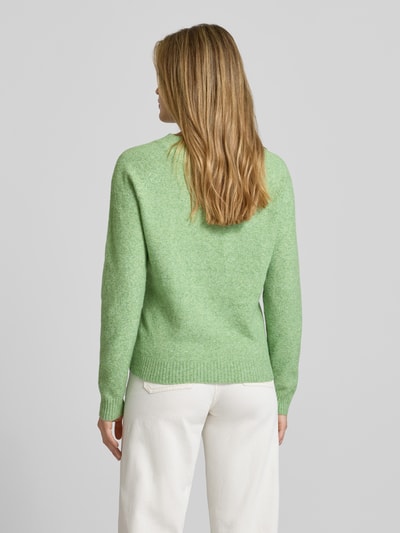 Vero Moda Regular fit gebreide pullover met raglanmouwen, model 'DOFFY' Lichtgroen - 5