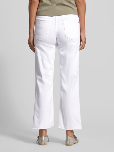 CAMBIO Flared Fit Jeans aus Baumwoll-Mix Modell 'FRANCESCA' Weiss 5
