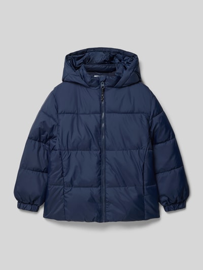 Mango Steppjacke mit Reißverschluss Modell 'america' Marine 1