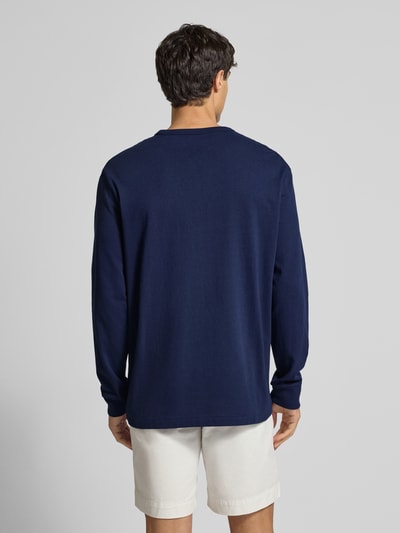 Polo Ralph Lauren Classic fit shirt met lange mouwen en labelstitching Marineblauw - 5