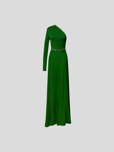 Victoria Beckham Maxikleid mit Cut Outs Dunkelgruen 2