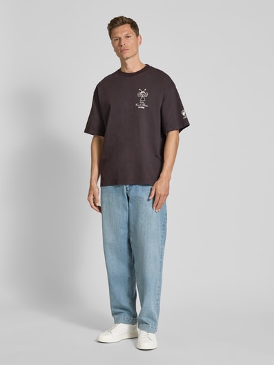 DEUS EX MACHINA T-Shirt mit Label-Print Anthrazit 1