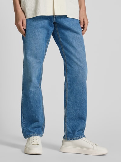 Forét Straight Leg Jeans im 5-Pocket-Design Modell 'HEATH' Jeansblau 4