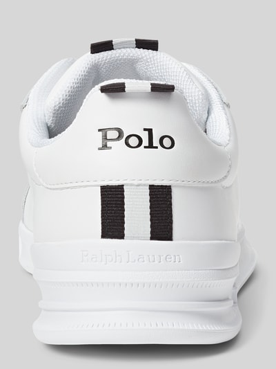 Polo Ralph Lauren Sneakersy z naturalnej skóry z detalami z logo Biały 5