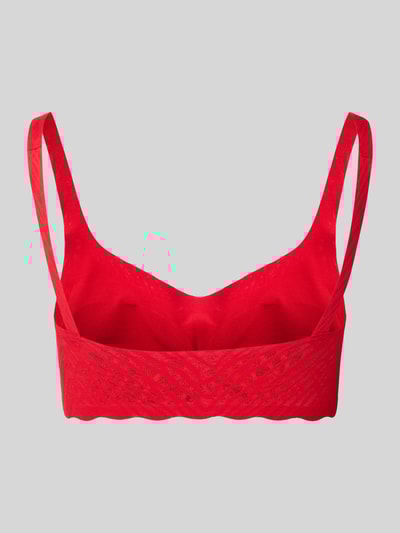 Sloggi BH met structuurpatroon 'Bliss' in verpakking van 3 stuks Rood - 3