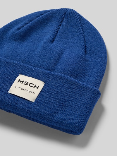 MSCH Copenhagen Czapka beanie z mieszanki wełny model ‘Mojo’ Królewski niebieski 2
