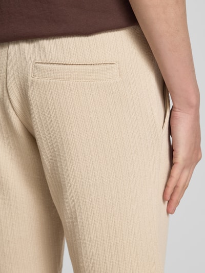 MCNEAL Regular Fit Shorts mit Strukturmuster Beige 3
