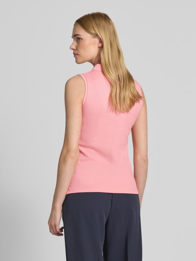 Christian Berg Woman Tanktop met polokraag Felroze - 5