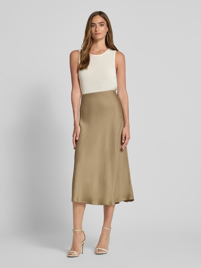 Drykorn Midirok met elastische band, model 'URA' Camel - 1