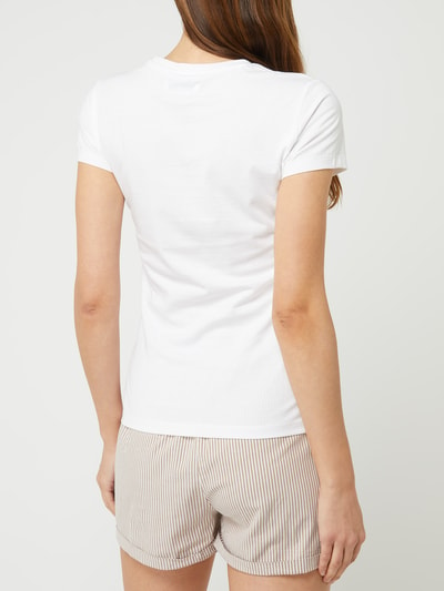 Only T-Shirt aus Bio-Baumwolle Modell 'Valentine'  Weiss 5