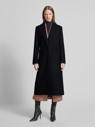 HUGO Comfort Fit Wollmantel mit 2-Knopf-Verschluss Modell 'MOJENI' Black 4