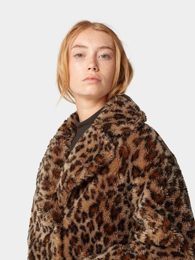 Meteo by Yves Salomon Jacke mit Animal-Print Hellbraun 3