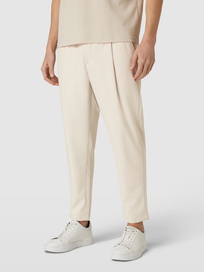 Casual Friday Stoffhose mit elastischem Bund Modell 'HAKAN' Offwhite 4