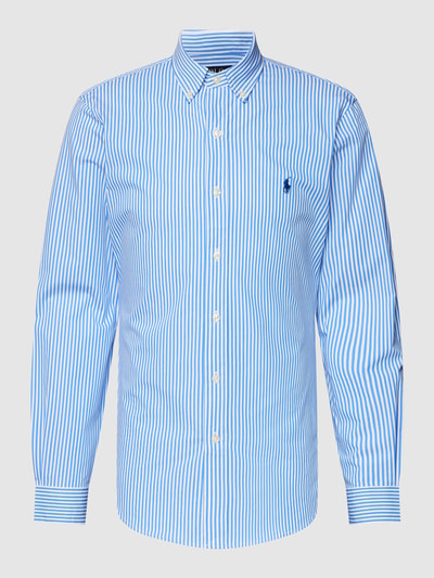 Polo Ralph Lauren Slim Fit Freizeithemd mit Streifenmuster Hellblau 2