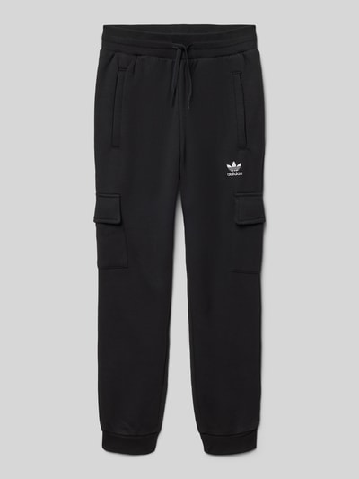 adidas Originals Regular Fit Sweatpants mit Cargotaschen Black 1