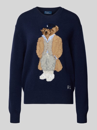 Polo Ralph Lauren Gebreide pullover van een mix van wol en kasjmier Marineblauw - 2