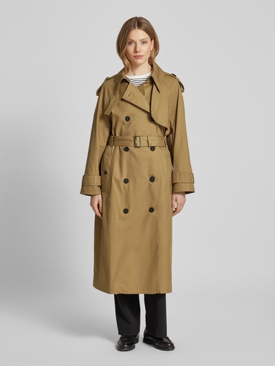 Drykorn Trenchcoat mit Leistentaschen Modell 'EXHALL' Beige 4