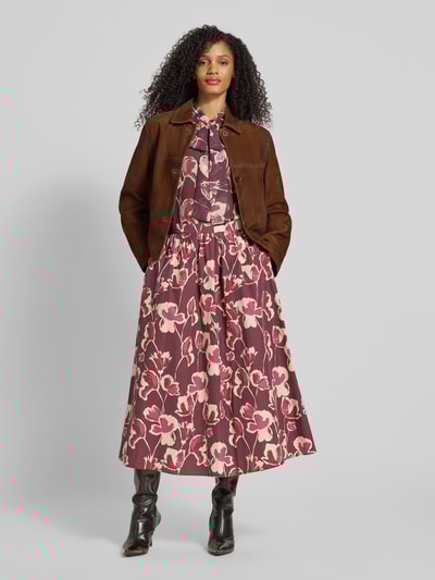 Jake*s Collection Lederjacke mit Eingrifftaschen Mittelbraun 1