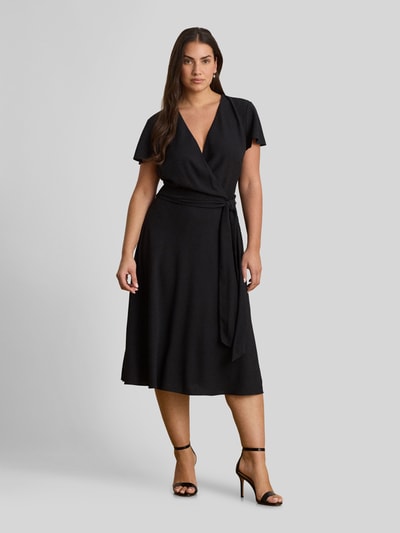 Lauren Ralph Lauren Tailliertes Freizeitkleid aus Chiffon BLACK 6