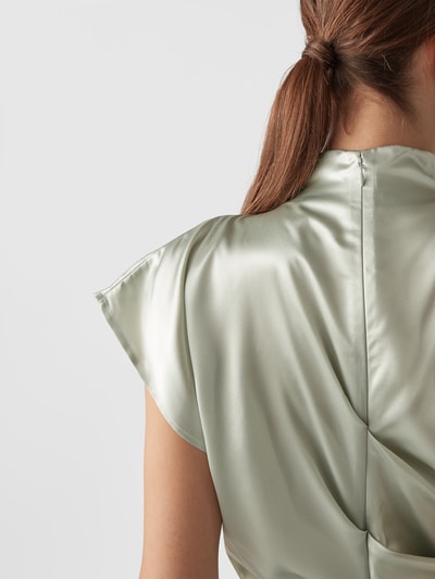 Nina Ricci Minikleid aus Seide Lindgrün 3