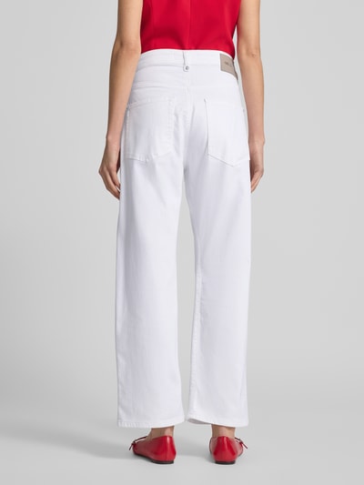 MAC Baggy fit jeans met opgestikte zakken Wit - 5