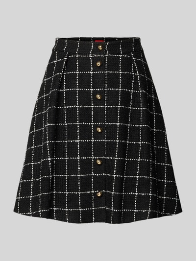 HUGO Ausgestellter Mini-Rock mit Viskose-Anteil Modell 'RIKLA-1' Black 2