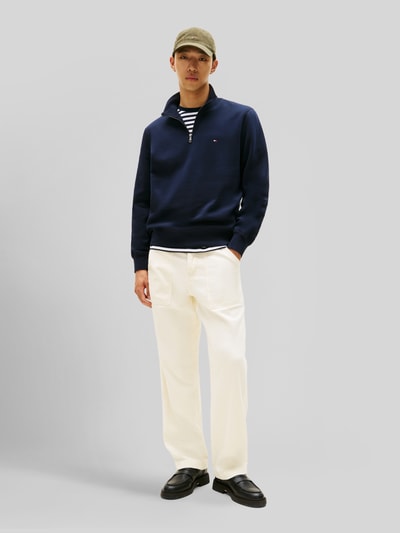 Tommy Hilfiger Regular fit schipperstrui van katoenmix Marineblauw - 1