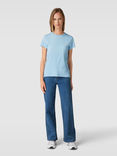 Polo Ralph Lauren T-Shirt mit Logo-Print Rauchblau 1