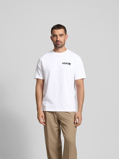 Kenzo T-Shirt aus reiner Baumwolle Weiss 4