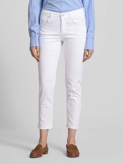 Angels Slim Fit Jeans mit verkürztem Schnitt Modell 'ORNELLA' Weiss 4