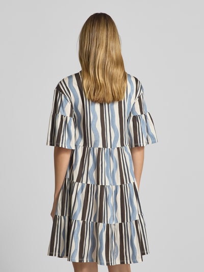 Weekend Max Mara Knielanges Kleid mit Tunikakragen Modell 'ELY' Hellblau 5