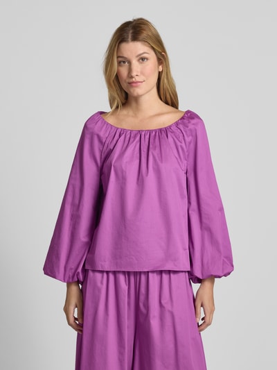 Christian Berg Woman Relaxed fit blouse met 3/4-mouwen Paars - 4
