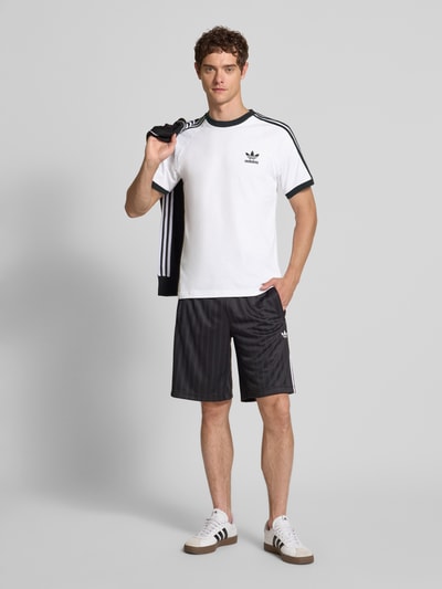 adidas Originals T-shirt met labelstitching Wit - 1