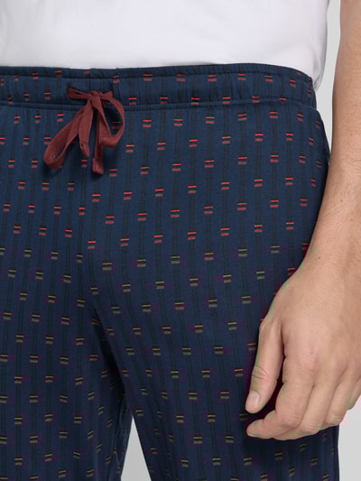 Schiesser Sweatpants mit elastischem Bund Marine 3