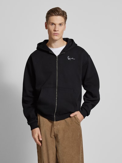 KARL KANI Oversized sweatjack met labelstitching Zwart - 4