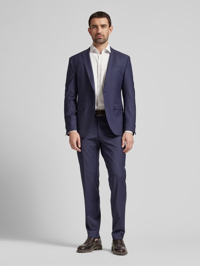 Cinque Slim Fit Anzughose mit Bügelfalten Modell 'Castello' Marine 1