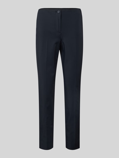 Cambio Slim fit broek met knoopsluiting, model 'SUMMER' Marineblauw - 2