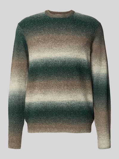 Only & Sons Regular fit gebreide pullover met katoen, model 'BERTIL' Donkergroen - 2