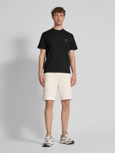 Lacoste T-Shirt mit Brusttasche Black 1