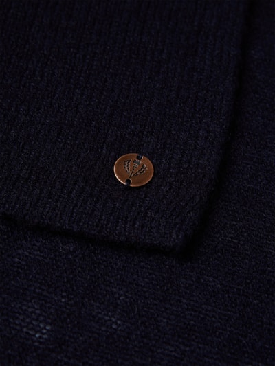 Fraas Schal aus reinem Kaschmir Dunkelblau 2