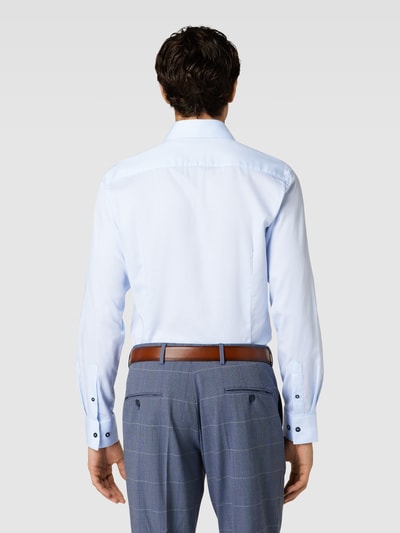 Bruun & Stengade Slim fit zakelijk overhemd met kentkraag, model 'WOODSON' Lichtblauw - 5