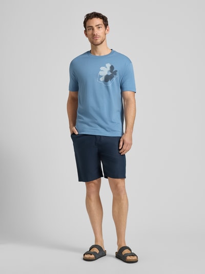 Marc O'Polo Relaxed Fit T-Shirt aus reiner Baumwolle Blau 1