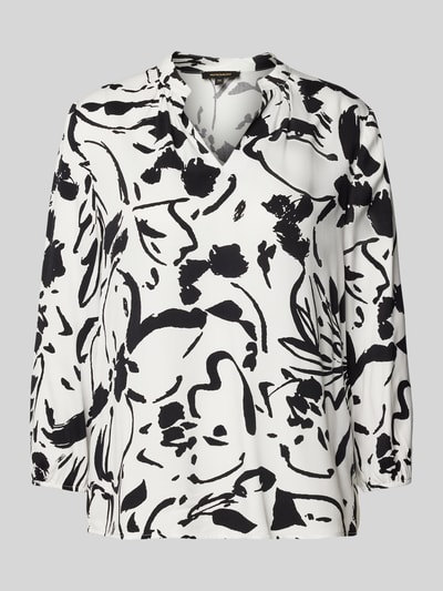 More & More Bluse mit Allover-Print Offwhite 2