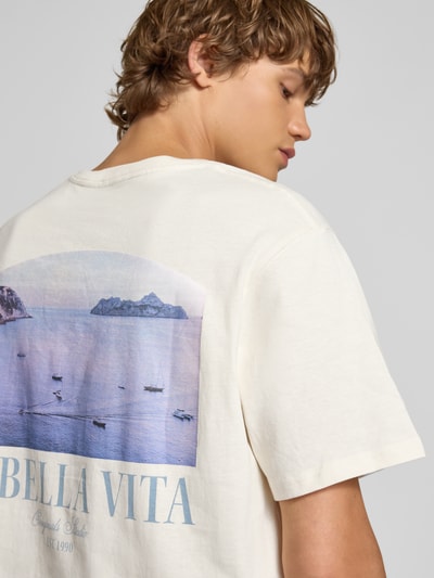 Jack & Jones T-Shirt mit Statement-Print Modell 'HYDRA PHOTO' Offwhite 3