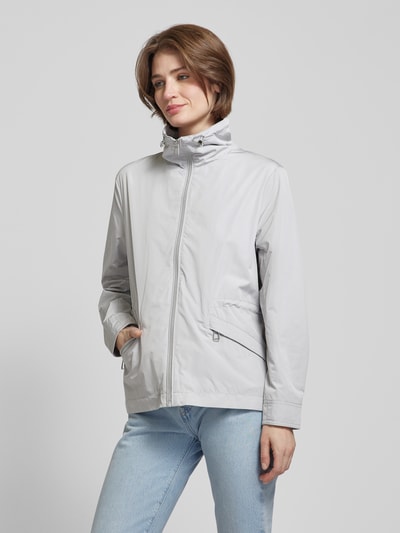 Christian Berg Woman Selection Parka met ritszakken opzij Zilver - 4