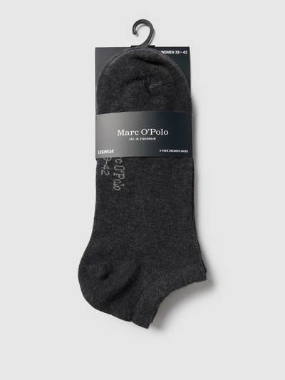 Marc O'Polo Socken mit gerippten Bündchen im 3er-Pack Modell 'Chris' Anthrazit 3