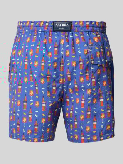 Zeybra Badehose mit elastischem Bund Modell 'SPRITZ' Blau 3