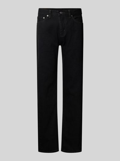 Levi's® Regular Fit Jeans mit Eingrifftaschen Modell '505™' Black 2