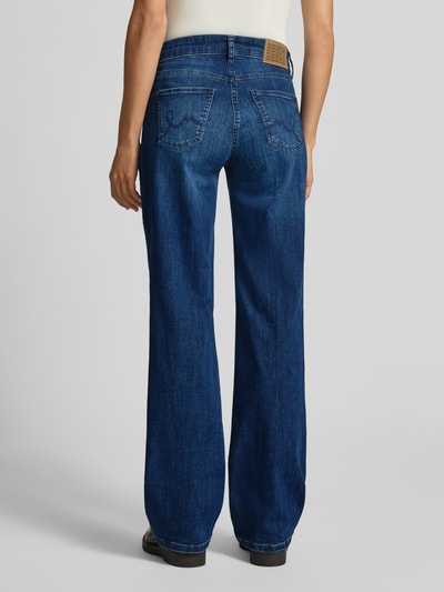 MAC Flared jeans met 5-pocketmodel, model 'Laura' Donkerblauw - 5