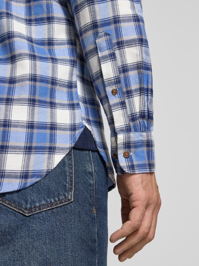 Christian Berg Men Regular fit vrijetijdsoverhemd met button-downkraag Marineblauw - 3